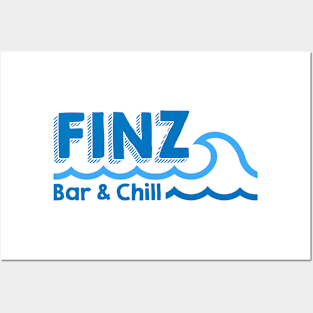 Finz Bar & Chill Posters and Art